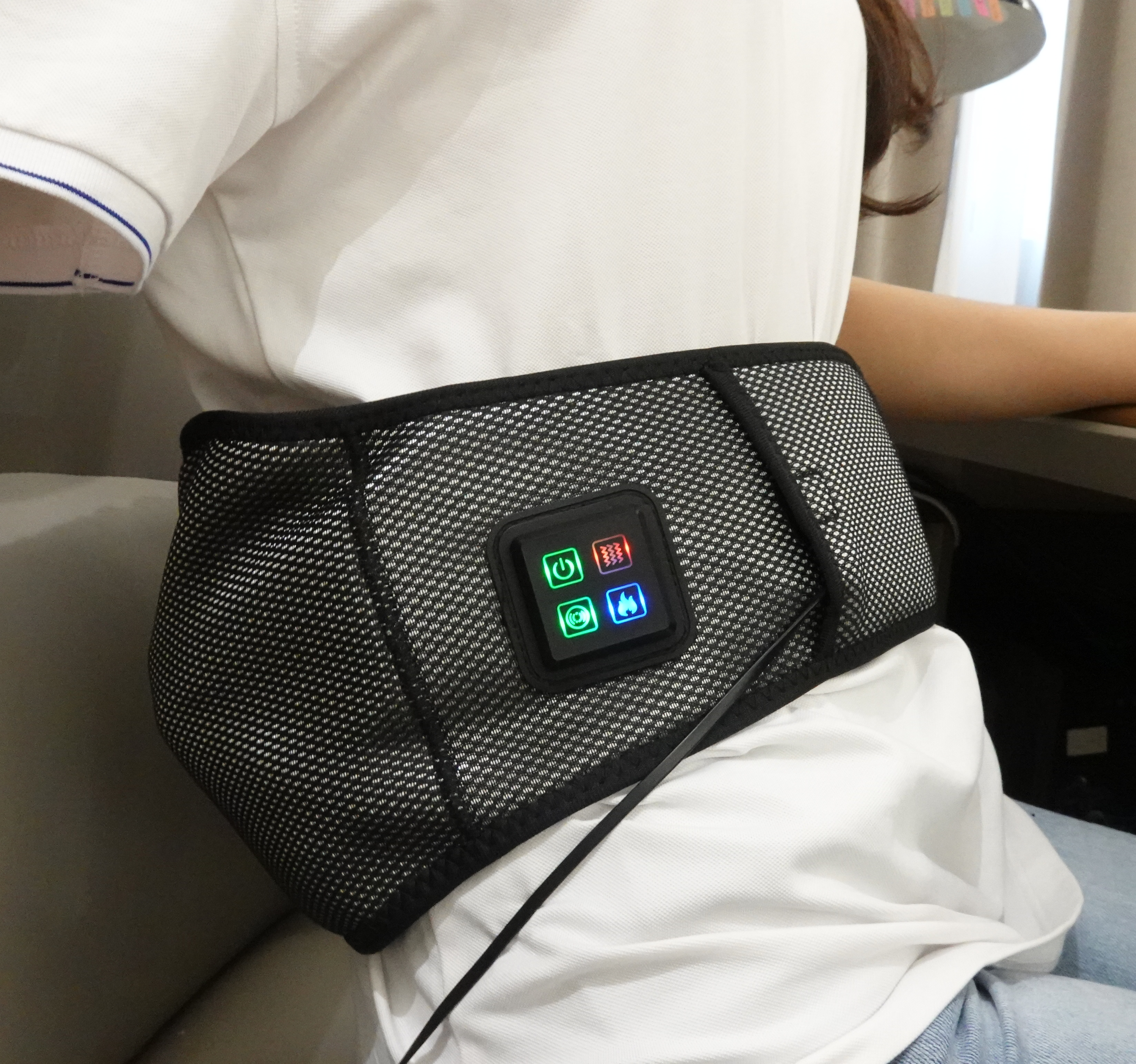 Air bag massage heating waist